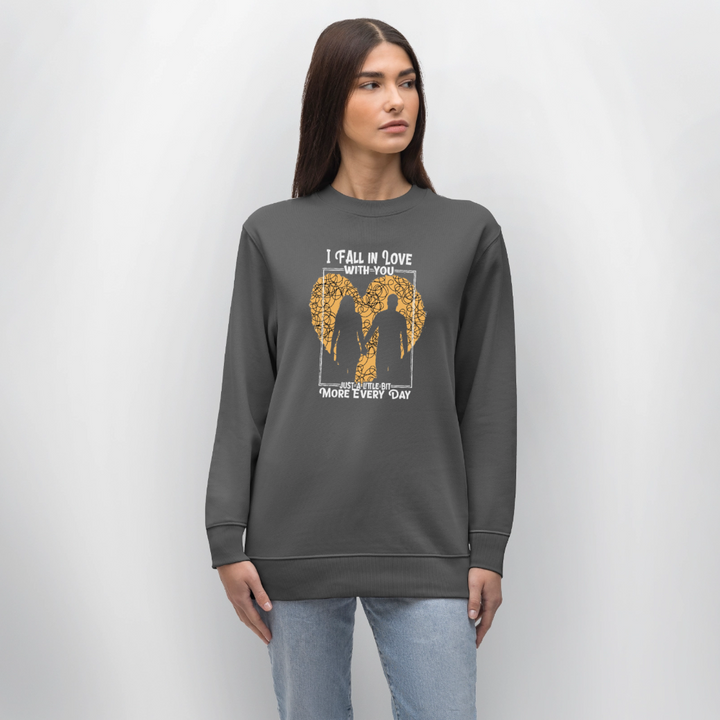 I Fall in Love Sweatshirt - anthracite