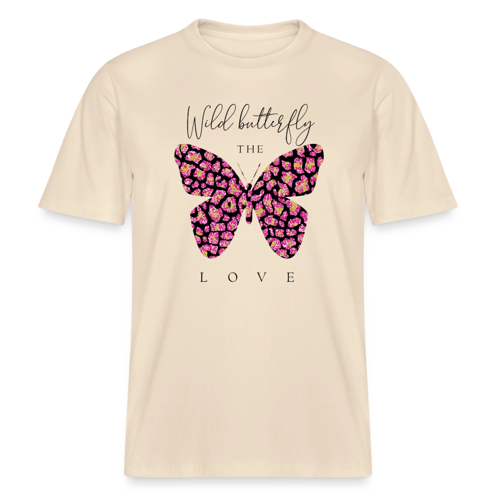 butterfly tee - soft Ecru