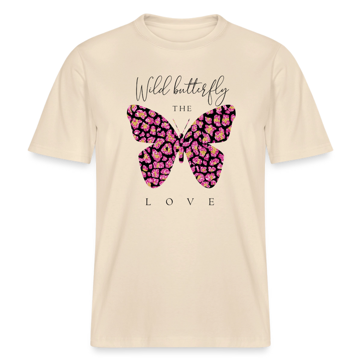 butterfly tee - soft Ecru