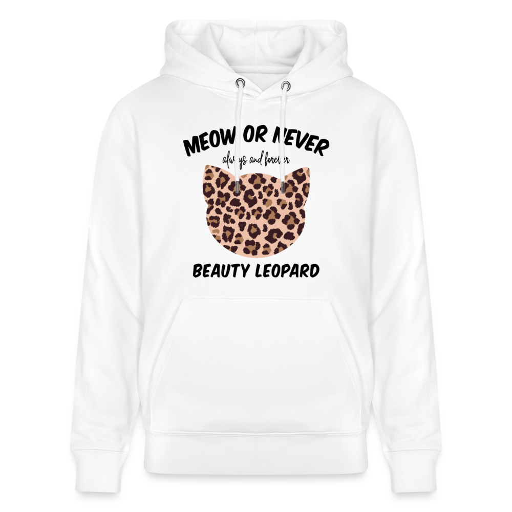 MEOW OR NEVER HOODIE - white