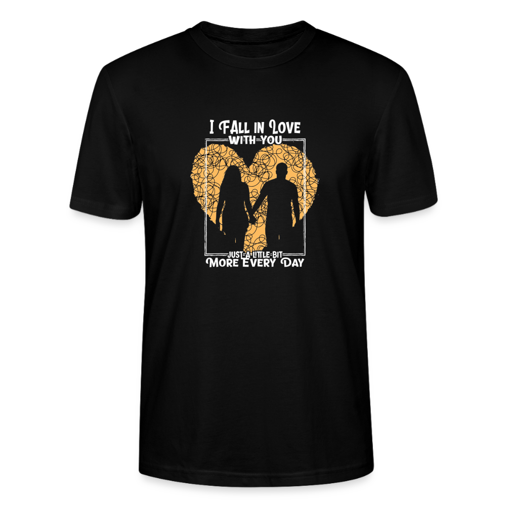 I Fall in Love T-Shirt - Schwarz