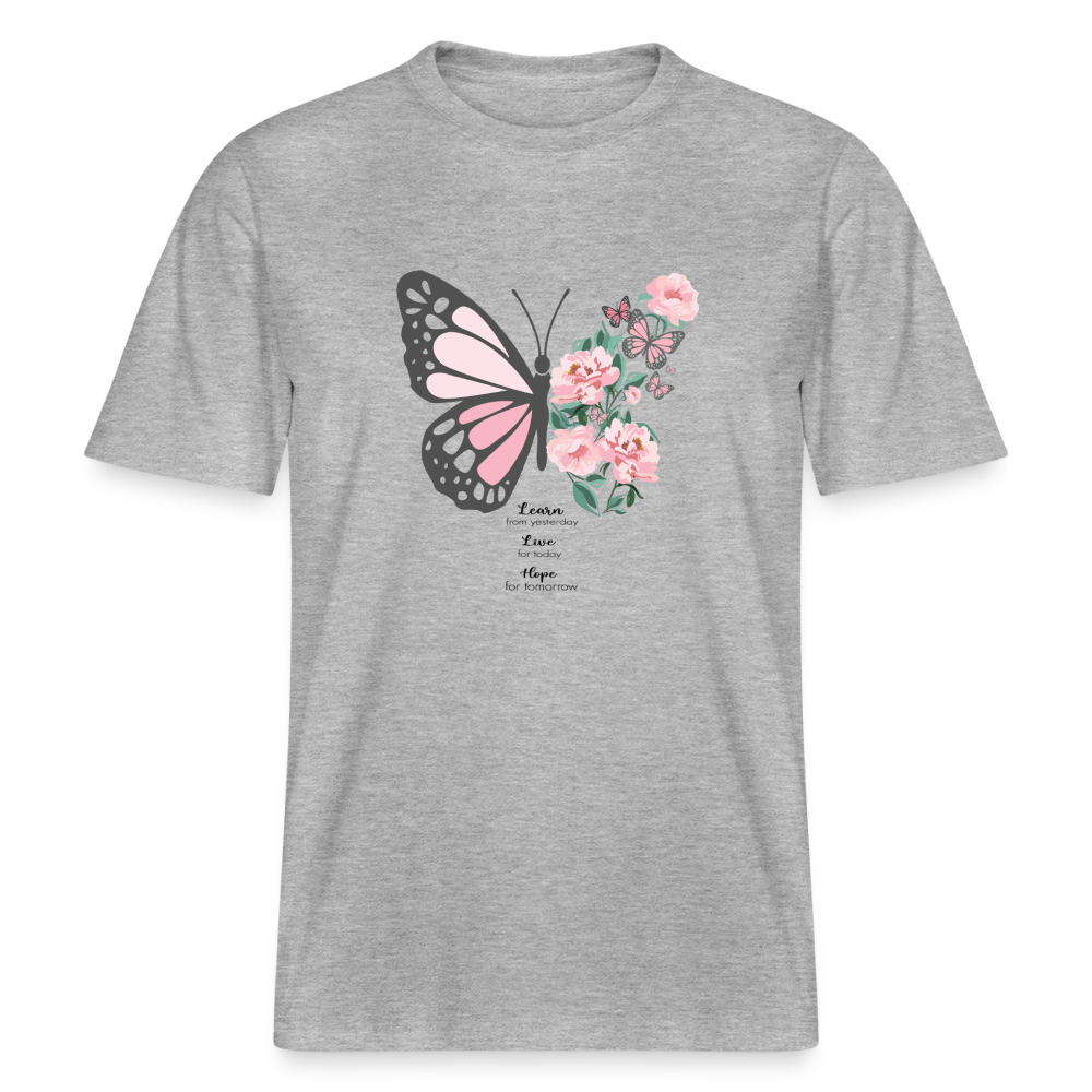 Butterfly T-Shirt - heather grey