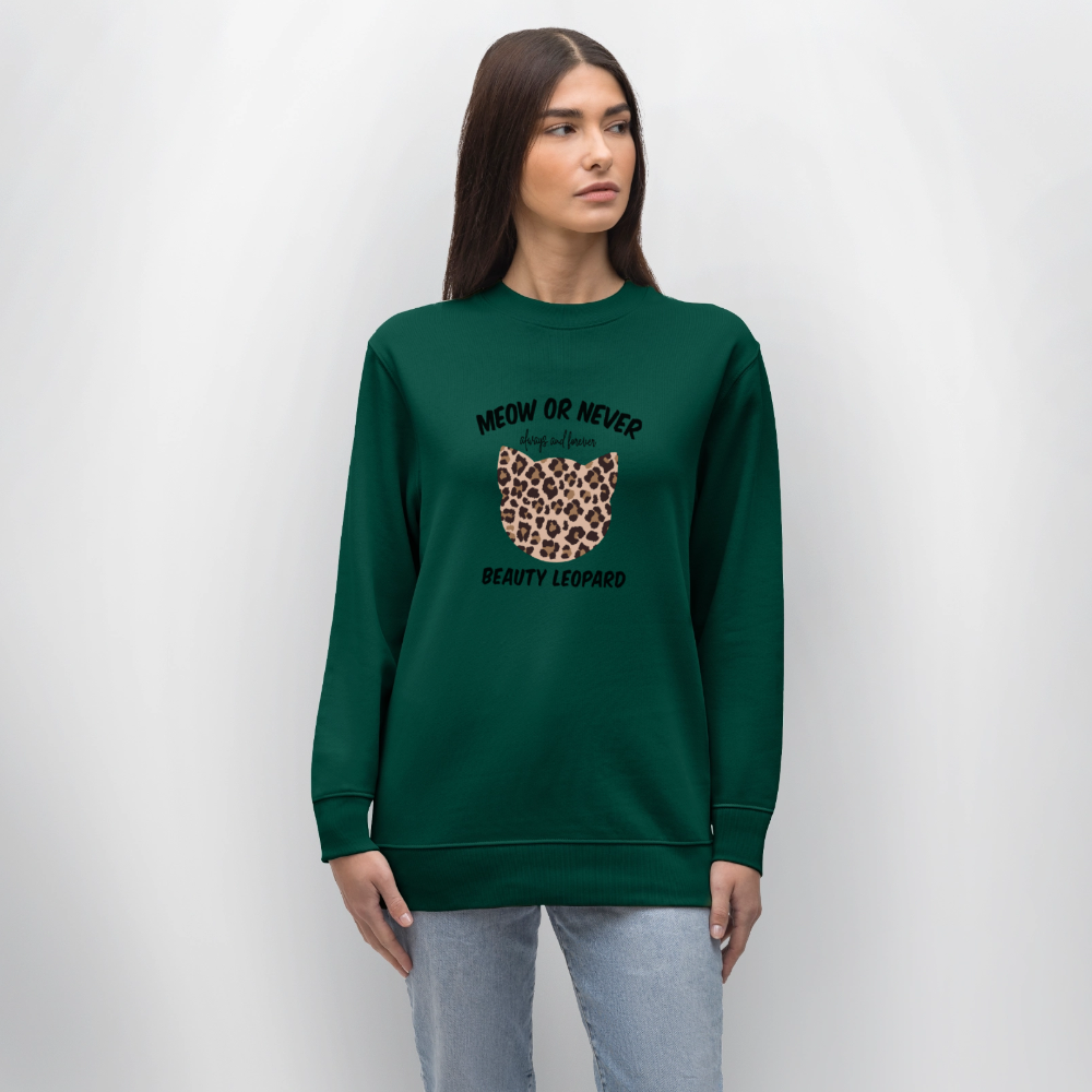 Meow Or Newer Sweatshirt - forest