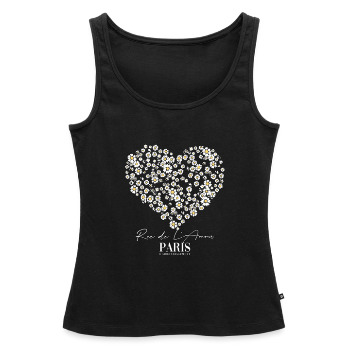 paris bloom heartTank Top - Schwarz