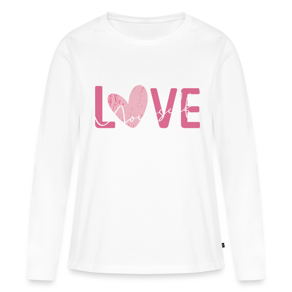 love yourself Longsleeve Shirt - white