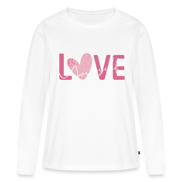 love yourself Longsleeve Shirt - white