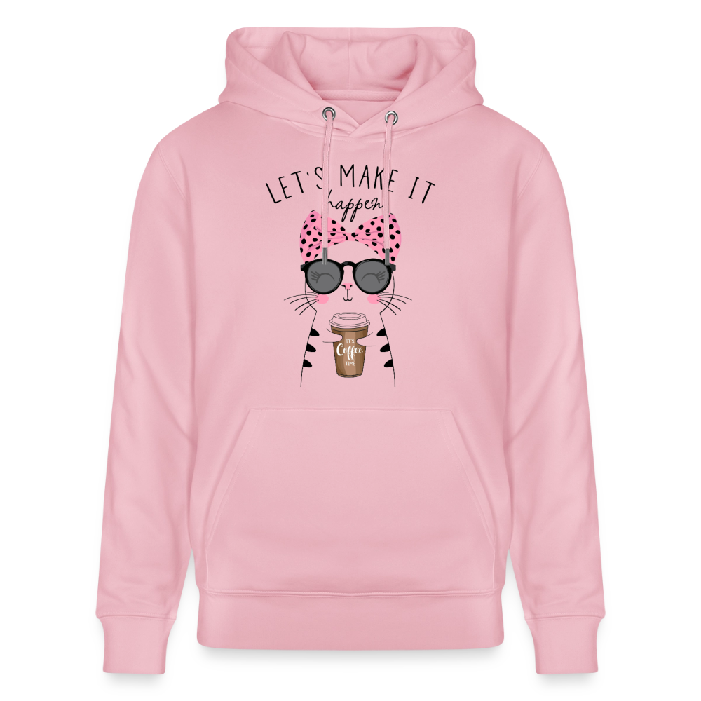 LETS ME MAKE IT HAPPEN Hoodie - Hellrosa