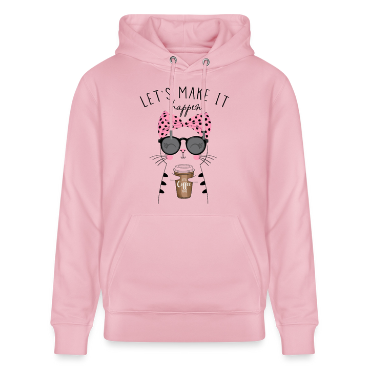 LETS ME MAKE IT HAPPEN Hoodie - Hellrosa