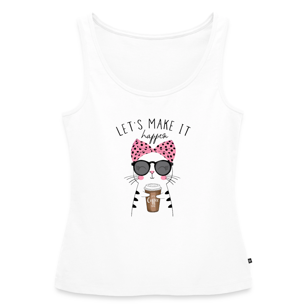 lets make it Tank Top - Weiß