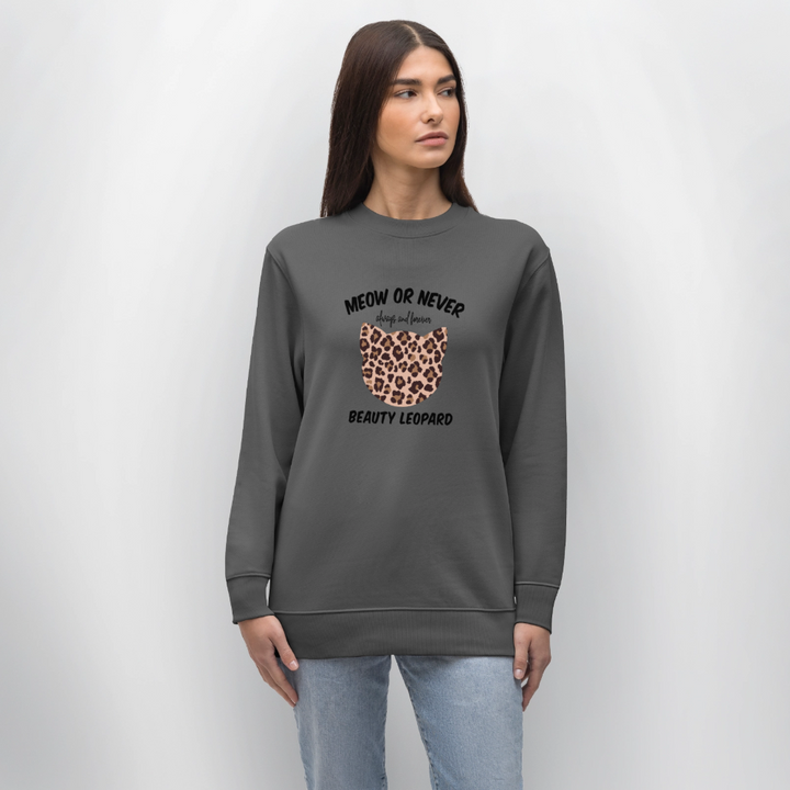 Meow Or Newer Sweatshirt - anthracite