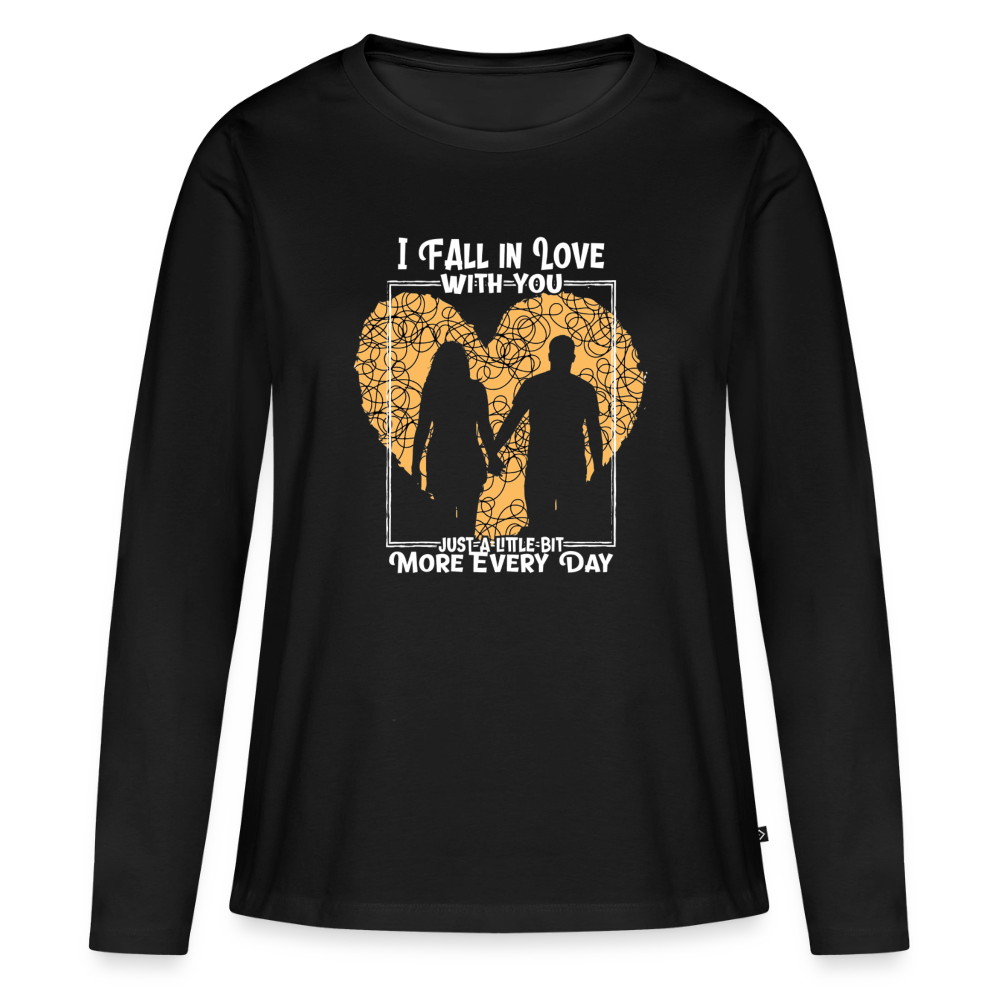 FALL IN LOVE  Langarmshirt - Schwarz
