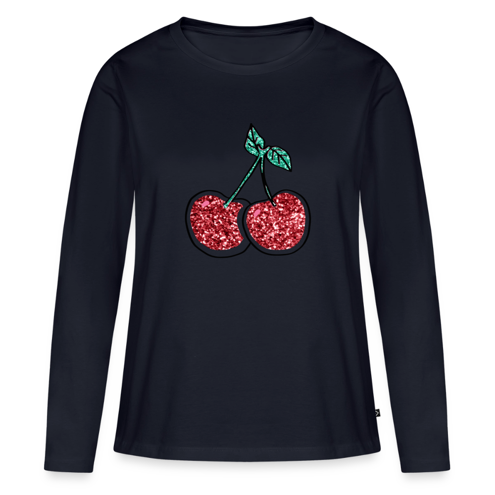 Cherry Shirt - navy