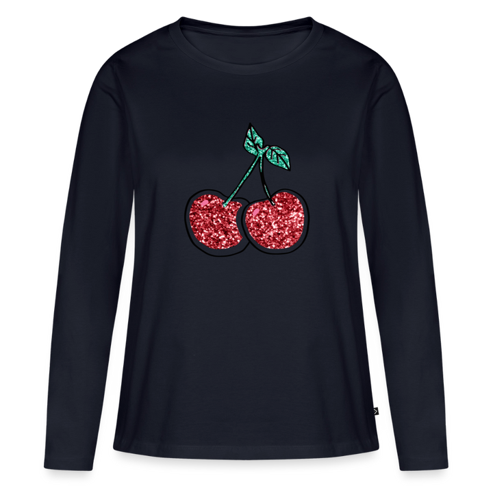 Cherry Shirt - navy