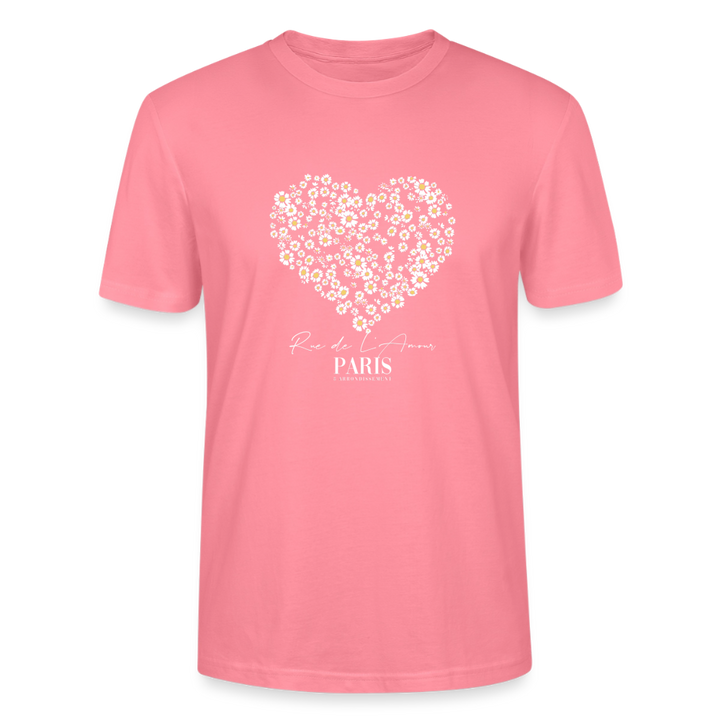 Paris Bloom heart T-Shirt - Pink 