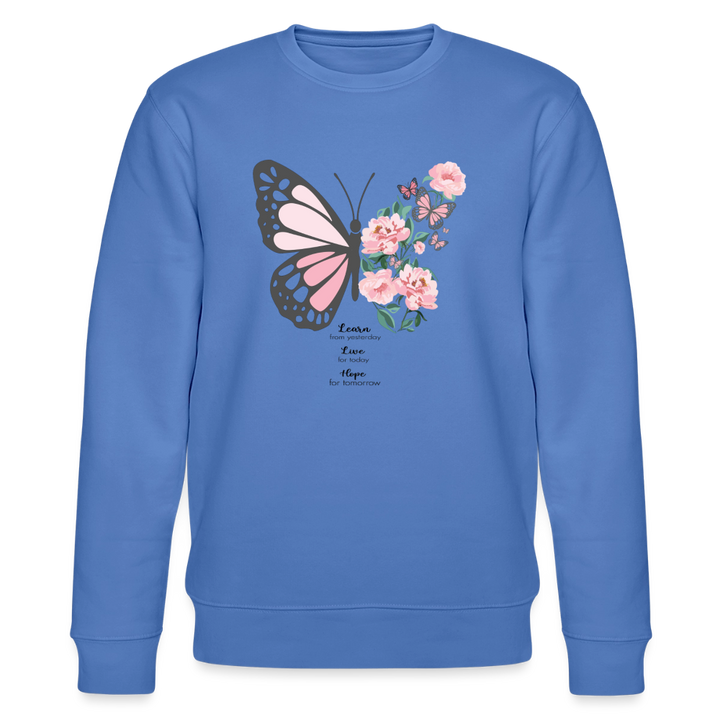 Butterfly Sweatshirt - bright blue