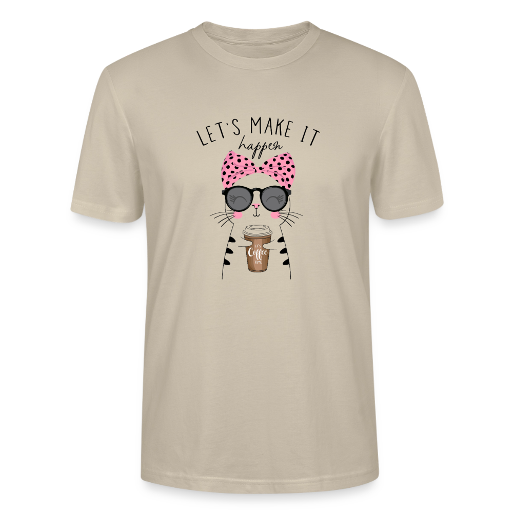 Lets`s Make it Happen T-Shirt - Beige