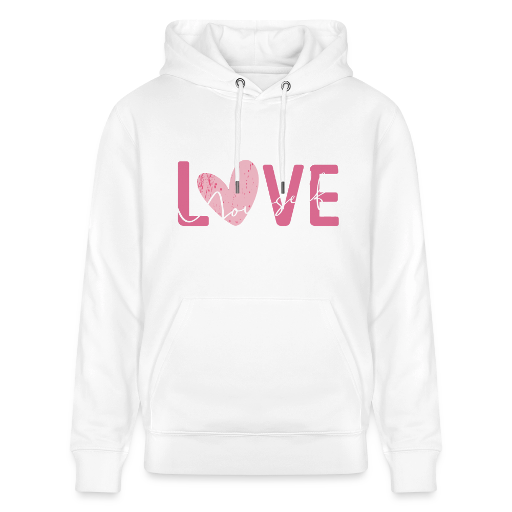 love yourself  Hoodie - white