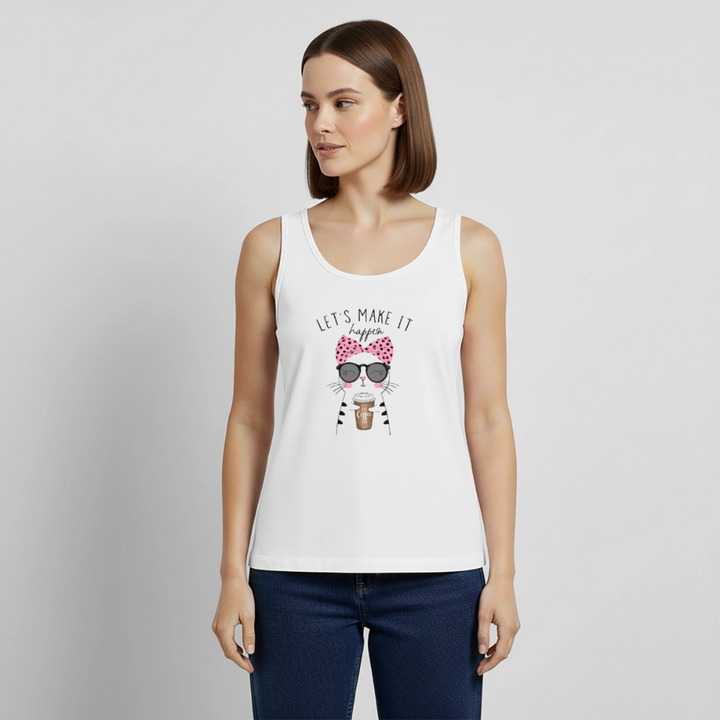 lets make it Tank Top - Weiß