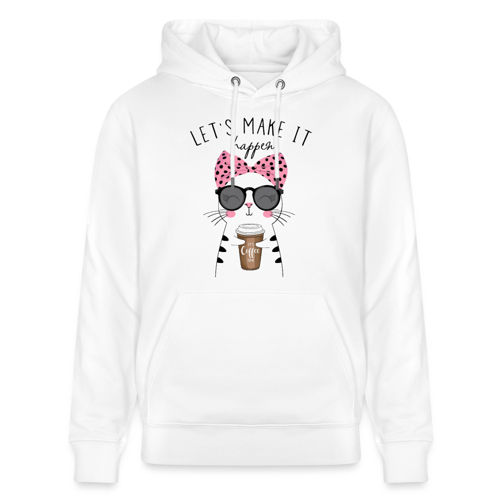 LETS ME MAKE IT HAPPEN Hoodie - Weiß