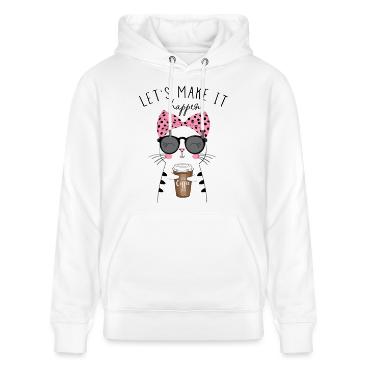 LETS ME MAKE IT HAPPEN Hoodie - Weiß