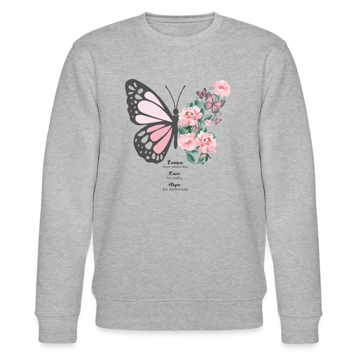 Butterfly Sweatshirt - heather grey