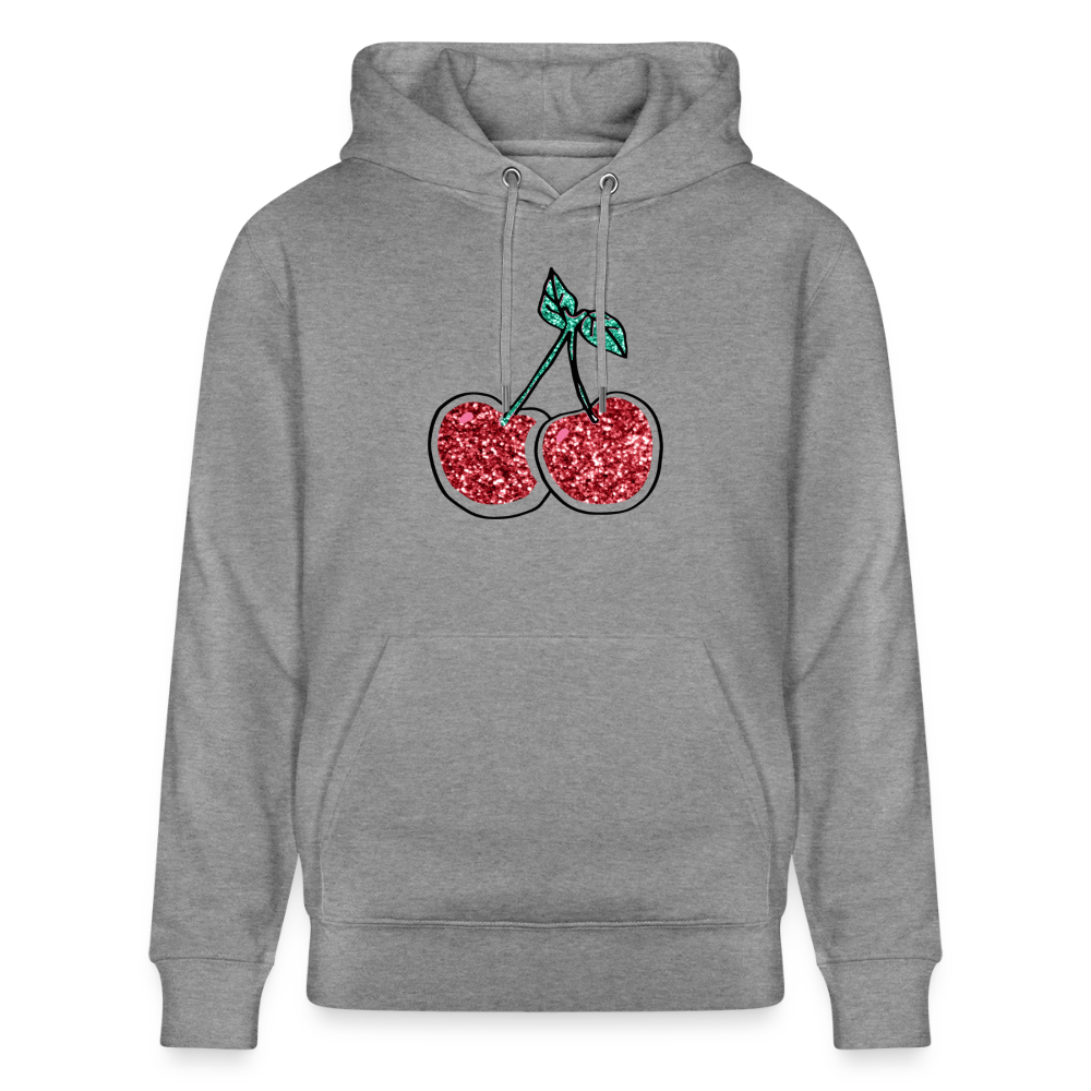 Cherry Hoodie - slub heather grey