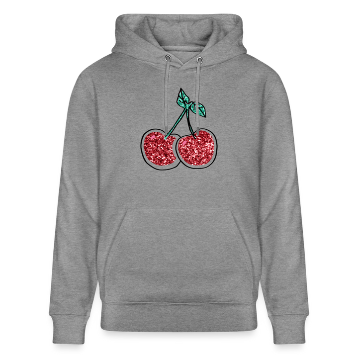 Cherry Hoodie - slub heather grey